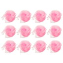 PATIKIL ダンススカーフ 12枚セット 24"×24" マジック 音楽 ジャグリング ドレッシング用 ピンク色