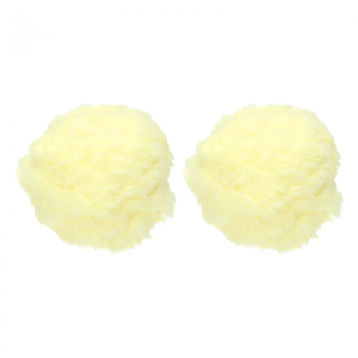 PATIKIL 毛糸 32m ふわふわ フェイクファー糸 2玉 1cm 極太 約50g 柔らかい フェイクファー生地 かぎ針..