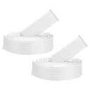 PATIKIL テコンドーのカラー ランキングベルト、2本セット 1.6