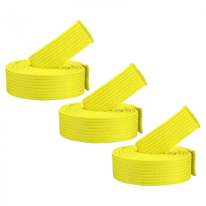 PATIKIL テコンドーのカラー ランキングベルト、3本セット 1.6