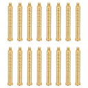 PATIKIL 150グレ イン アーチェリーアロー用真鍮インサート 16パック インサートスクリューカッパーブ ラスアロー .244/6.2mmカーボンアロー...