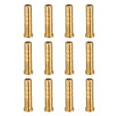 PATIKIL 38グレ イン アーチェリーアロー用真鍮インサート 12パック インサートスクリューカッパーブ ラスアロー .244/6.2mmカーボンアロー用