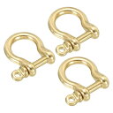 PATIKIL Dリングシャックル 3個セット 13/32