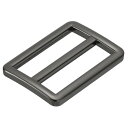 PATIKIL 1 1/4"トライグライドスライドバックル、8個入り、バックパックバッグベルト用の金属ウェビングストラップファスナー、黒