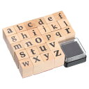 PATIKIL 1セット 文字スタンプ 木製ゴムスタンプ アルファベットスタンプ カード作り DIY クラフト スクラ ップブッキング用 スタイル1