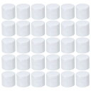 PATIKIL 18/410 リプレースメントフリップキャップ 30個入り 内径0.7" プラスチック再利用可能なボトルキャップ ペイントディスペンシング シャンプーボトル 飲料ボトル用 ホワイト