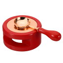 PATIKIL ワックスシールキット ワックスシールウォーマー 溶解スプーン レトロなメルトストーブポット ワックスシールビーズスタンプ 手紙 封筒用 レッドロ...