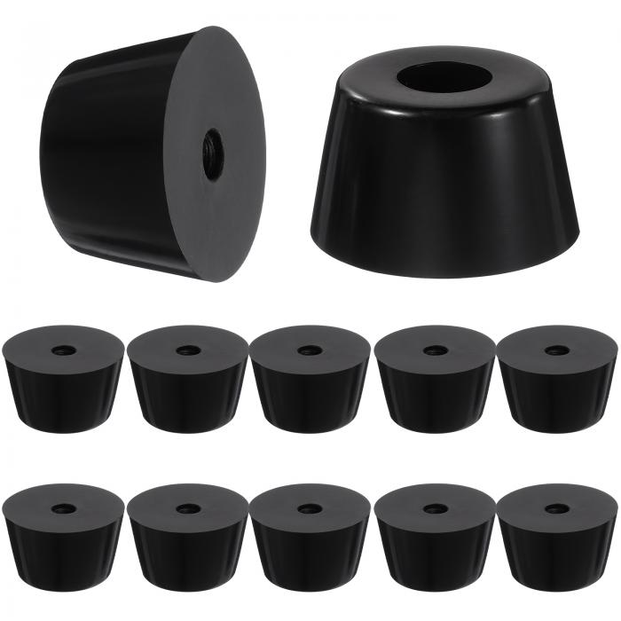 商品詳細 特徴 【属性1】サイズ: 長さ:47mm/1.9インチ; 幅:33 mm/1.3インチ; 高さ:28mm/1.1インチ; 大端径:47mm/1.9インチ; 小端径:33 mm/1.3インチ; ネジ穴径:8mm/0.3インチ; パッキングリスト: ゴム足12個【属性2】材質: 丸型ゴム足は柔軟性と弾力性に優れたゴム素材と、構造安定性を保つ金属ワッシャーを組み合わせており、変形を防止します。これにより安定性と耐久性に優れ、長期間のサポートを提供します。【属性3】特徴: 滑り止めバンパーフットは優れた保護機能を発揮します。椅子、家具、戸棚、空気圧縮機、発電機、作業工具などによる床の傷を防ぎます。円錐形のくぼみデザインにより、家庭用家具から産業機械まで様々な表面を効果的に保護します。【属性4】用途: これらの丸型ゴム足は多用途に使用可能です。椅子、家具、戸棚、空気圧縮機、ポータブル発電機、高圧洗浄機、その他防振が必要な機械に使用できます。家具や戸棚、複数機器のスペアとしても便利で、将来の交換にも役立ちます。【属性5】注意: これらのフットバンパーは直接使用できず、ネジによる取り付けが必要です。【商品説明】丸型ゴム足は柔軟性と弾力性に優れたゴム素材と、構造安定性を保つ金属ワッシャーを組み合わせており、変形を防止します。これにより安定性と耐久性に優れ、長期間のサポートを提供します。滑り止めバンパーフットは優れた保護機能を発揮します。椅子、家具、戸棚、空気圧縮機、発電機、作業工具などによる床の傷を防ぎます。円錐形のくぼみデザインにより、家庭用家具から産業機械まで様々な表面を効果的に保護します。バンパーフットには取り付け用のネジ挿入箇所が付いています（ネジは付属しません）。自己タッピングネジまたは適切なネジを使用してしっかりと取り付けてください。これらの丸型ゴム足は多用途に使用可能です。椅子、家具、戸棚、空気圧縮機、ポータブル発電機、高圧洗浄機、その他防振が必要な機械に使用できます。家具や戸棚、複数機器のスペアとしても便利で、将来の交換にも役立ちます。これらのフットバンパーは直接使用できず、ネジによる取り付けが必要です。 注意書き ■商品の色及びサイズは、撮影状況やPC環境により多少異なって見える場合がございます。 ■サイズは目安です。商品により若干の誤差がございます。 ■メーカーの都合により、商品細部のデザインや素材が予告無く変更される場合がございます。