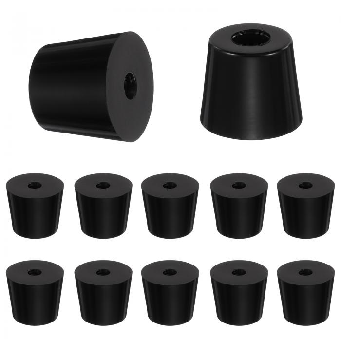 12個セット 防振ゴム足 31mm(長さ)×24mm(幅)×25mm(高さ) 6mm(ネジ穴径) アイソレー...