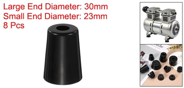 8個セット 防振ゴム足 30mm(長さ)×23 mm(幅)×40mm(高さ) 5mm(ネジ穴径) アイソレー...