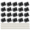 PATIKIL プラスチックコーナーブ ラケット0.75x0.75x1.3
