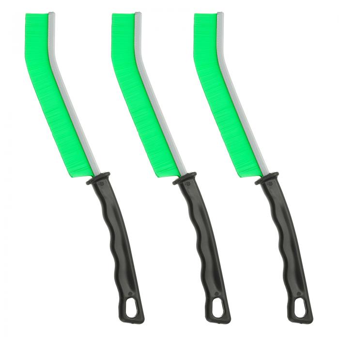 PATIKIL 硬い毛の隙間掃除ブ ラシ、3個入り 家庭用の細い隙間掃除ブ ラシ トイレ 浴室 キッチン タイル..