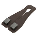 HEROFFIX 財布やバッグ 傘などのための1個 車のシートヘッドレストフック 頑丈な車のシートバックオーガナイザーフック ブラウンのフェイクレザー 金属 6...