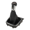 HOPESPANNER 2004-2009年用VWに対応 Golf 5 MK5 GTI GTD R32向けの5速マニュアルギアシフトノブカバー付きプラスチックフ...