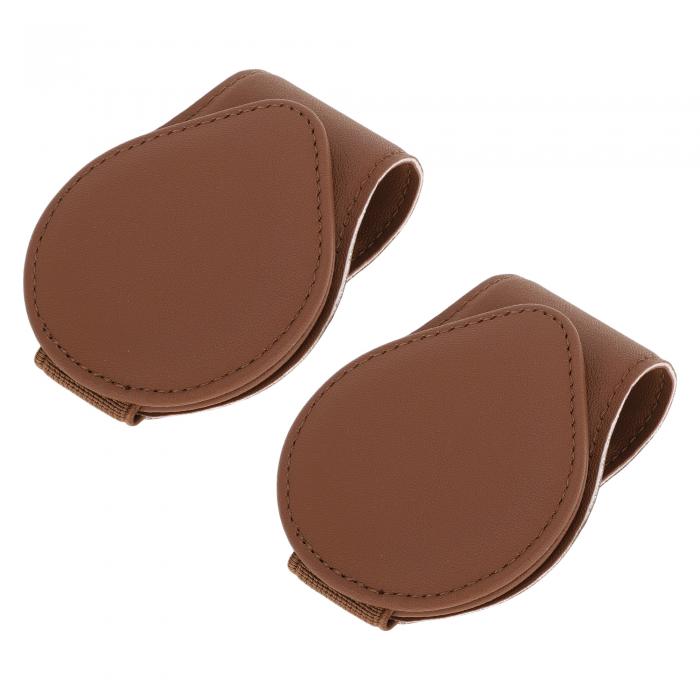 Hihaha 車用サンバイザーサングラスホルダー / フロントサンバイザーめがねクリップ マグネット式 車用..