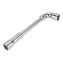 HEROFFIX 1個のソケットレンチスパナソケットリムーバー24.5x5.7cm クロムバナジウム鋼 六角形 20mm 車用バイク用ダートバイク用L字型レンチスリーブ