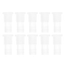 RATCHROLL 10個のプラスチックホースバーブ継手25/64"ホースIDバーブM14メススレッドスルーバルクヘッド継手クリアPP