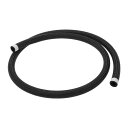 HEROFFIX 1個1/2"燃料ラインホース4.5ftバキュームホース自動車用ブラックNPRラバー ナイロン編組燃料ホース