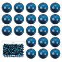 PATIKIL 200個 天然石ビーズ 6mm ダークブルータイガーアイ ストーンビーズ 宝石メイキングブレスレットネックレスイヤリング宝石ラウンドルーズビーズ...