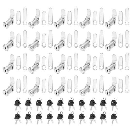 PATIKIL 1-1/8"キーアラ イブキャビネットロックとキー 20パックキャム交換ロックシリンダーツールボックスロックRV引き出し収納カート郵便受け用 シルバー PATIKIL 1-1/8"キーアラ イブキャビネットロックとキー 20パックキャム交換ロックシリンダーツールボックスロックRV引き出し収納カート郵便受け用 シルバー