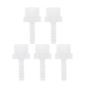 HOPESPANNER プラスチックホースバーブフィッティング15/64"ホースID G1/2メスバーブホースコネクタPP 5個