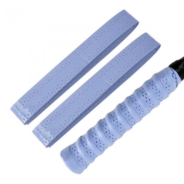 CAPASTEC グリップテープ テニス バドミントン 2本セット 多孔型 凸凹仕様 グリップ テープ 衝撃吸収 通気性抜群 ラケット用 ウェットタイプ ライト...