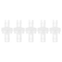 HOPESPANNER プラスチックホースバーブフィッティング5/16"プラスチックチェックバルブワンウェイノンリターンバーブホースフィッティングプラスチック5個