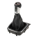 HOPESPANNER 2004-2009年用のVWに対応 Golf 5 MK5 GTI GTD向けの5速マニュアルギアシフトノブとカバー プラスチック製のフェ...