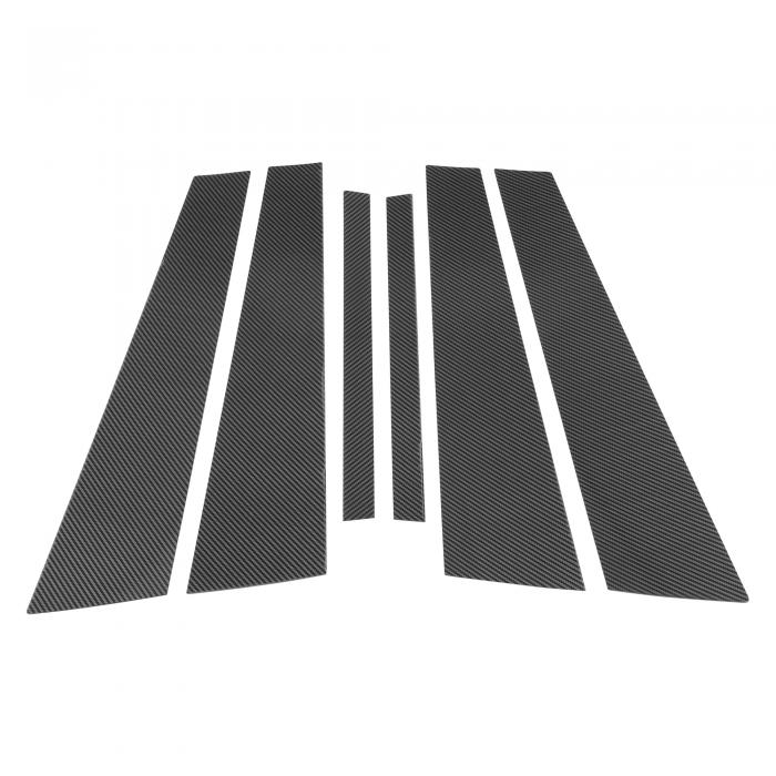 HOPESPANNER BMWに対応 7シリーズ2017-2022用のドアピラーウィンドウトリム カーボンファイバーパター..