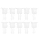 RATCHROLL 10個のプラスチックホースバーブ継手15/64"ホースIDバーブM14メススレッドスルーバルクヘッド継手クリアPP