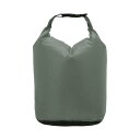 CAPASTEC ドライバッグ 防水バッグ M-容量:5L スタッフバッグ 完全防水 バッグ 小さめ トートバッグ 撥水 アウトドア 海 グレー