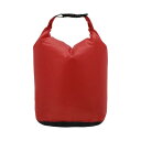 CAPASTEC ドライバッグ 防水バッグ M-容量:5L スタッフバッグ 完全防水 バッグ 小さめ トートバッグ 撥水 アウトドア 海 赤