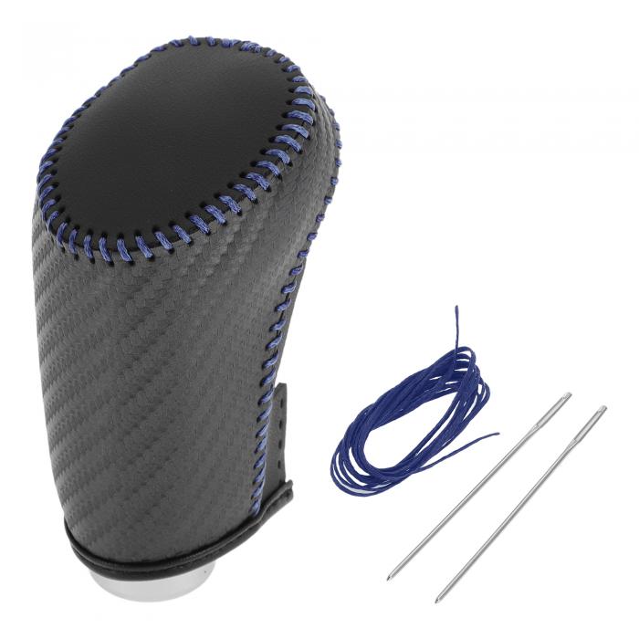 HOPESPANNER Chevroletに対応 Malibu 2016-2020用のギアシフトノブカバー アンチスリップブラックブル..