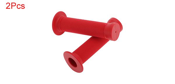 BULLSPANN 2個 自転車グリップ 130 mm 人間工学設計 ゴム自転車グリップ 安全衝撃...