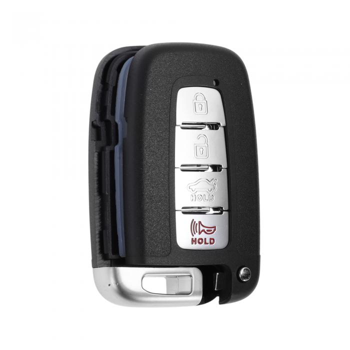 A ABSOPRO Hyundaiに対応 ソナタ2011-2015用 4ボタンキーフォブシェルケースキーレ...