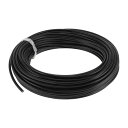 Partuto 1 Pcs 20AWG ユニバーサルグラウンドワイヤーカーラジオ、自動車、カースピーカーパワーワイヤー完全絶縁&ソフトタッチジャケットTCブラック98FT 4コンダクター