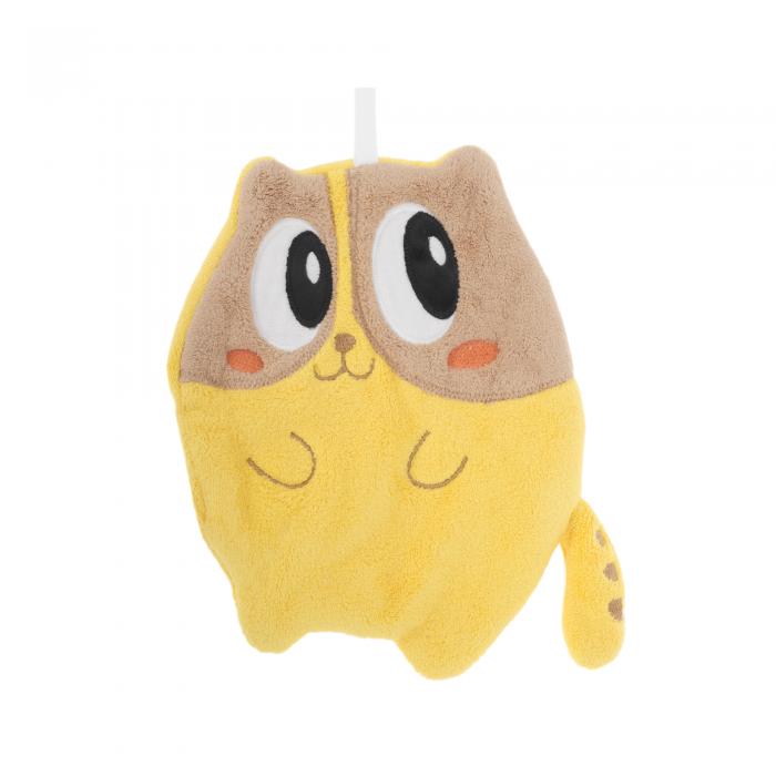 CAPASTEC ハンドタオル キッチン用 バスルーム用 吸水性抜群 ループ付き コーラルフリース製 お手拭き ..