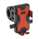 BULLSPANN バイクオートバイ電話ホルダーマウント オートバイスクーター用 ハンドルバー電話マウント 回転式スマートフォンホルダー 9-16.5 cmのス...