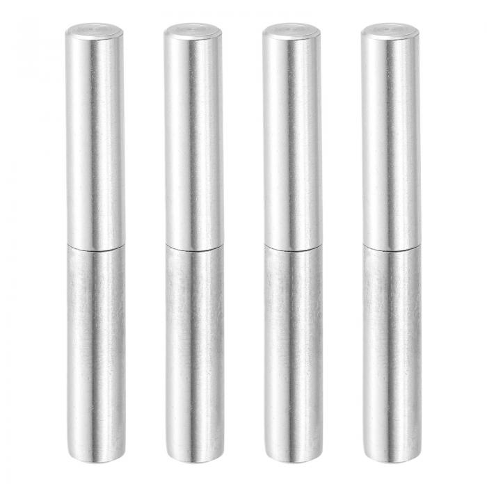 4個3-1/8" x 3/8"(L x D)ステンレス鋼溶接可能な取り外し可能なバケットヒンジ メタルゲートスイングドアトレーラーランプ用 シルバー