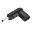 Us b C to DCアダプター 3.0x1.0mm Us b C to DC DC to Us b C Us b C to DCパワーケーブル Us b C PD to DCバレルプラグアダプター for Phone Laptop Black(2)