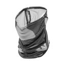 INFINAUTO UVフェイスシールド ポリエステルドット マルチパーパス ネックゲイターマスク 日焼け止め 通気性 ホワイト 1枚