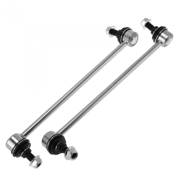 RATCHROLL メルセデスに対応ベンツに対応C230 2008-2009用フロントスタビライザーバーリンクブッシングなしスウェイバーリンクキットサスペンションバーエンドリンクNo.K750335/K750336アイアンラバー2個(2)