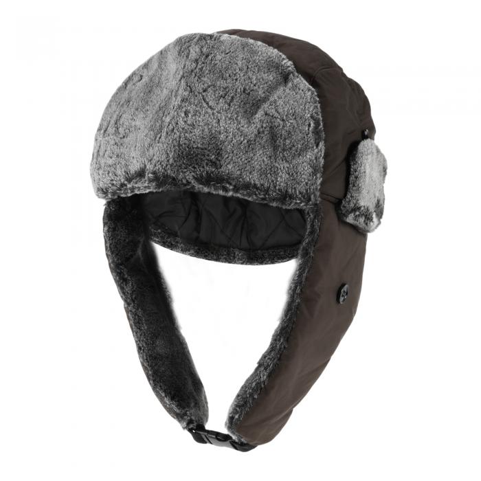 TUCKBOLD サイクリングハット 保温 耳保護 ハードハットライナー ポリエステルフランネル コーヒーカラー 32.5x32.5 cm 1個
