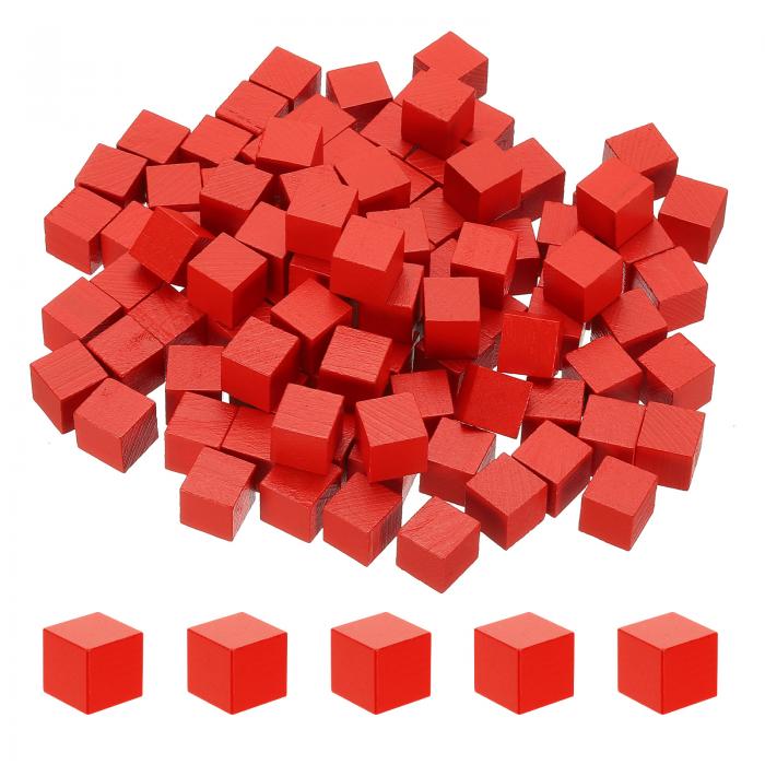 100個 木製ブロック 0.4