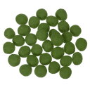 30個 ウールフェルトボールビーズ 0.6