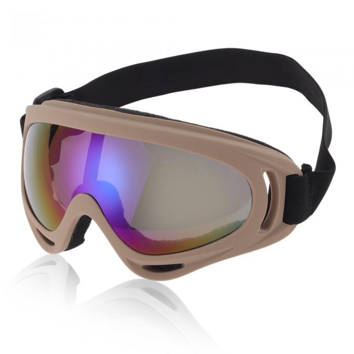 INFINAUTO 1 Pc オートバイライディングゴーグル PC PU アウトドアスポーツサングラス モトクロス ダー..