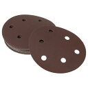 Hihaha サンドペーパーフック&ループサンディングシート125x125mm 赤 240番目のラウンド効率的な研削および研磨自動車製造および修理木工作品