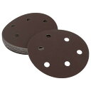 Hihaha サンドペーパーフック&ループサンディングシート125x125mm レッド1500グリット ラウンド効率的な研磨 自動車製造および修理 木工作業
