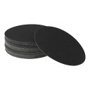 HEROFFIX サンドペーパーフック&ループサンディングシート180x180mmブラック220番目のラウンド効率的な研磨および研磨自動車製造および修理木工作品