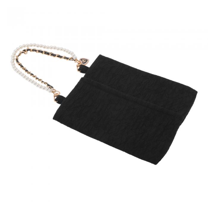 ACROPIX 車用 ティッシュホルダー 車用 ティッシュボックス オーガナイザー スモール パール ネックレ..